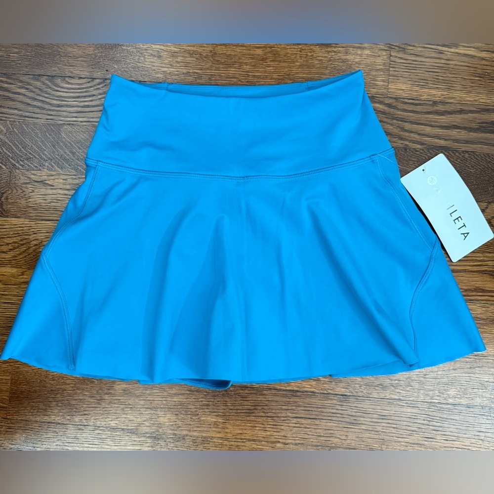 NWT Athleta Ace Tennis Skort Skirt 13 1/2” Blue Sz XXS